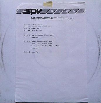 A Split Second - Scandinavian Bellydance - 12"