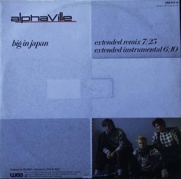 Alphaville - Big in Japan (Extended Remix 7:25) / (Extended Intstrumental 6:10) - 12"