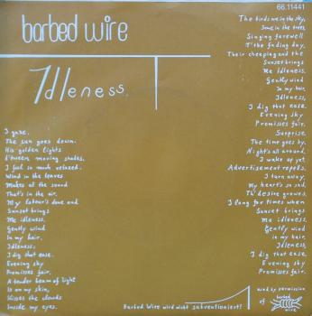 Barbed Wire - Surprise / Idleness - 7"
