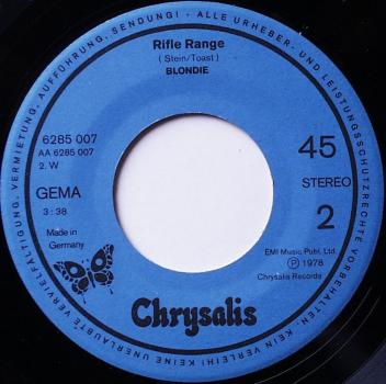 Blondie - Heart Of Glass / Rifle Range - 7"