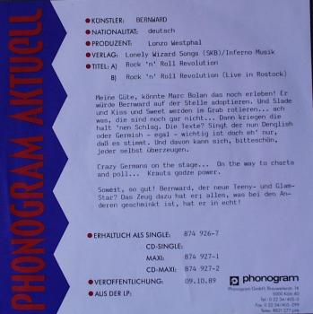 Büker, Bernward -	Rock'n Roll Revolution / (Live) - 7"