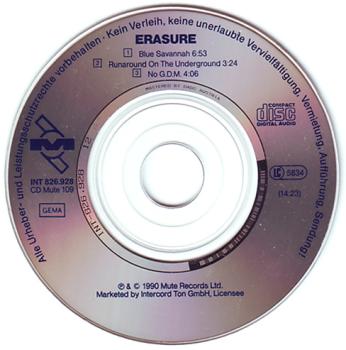 Erasure - Blue Savannah - 3"CD