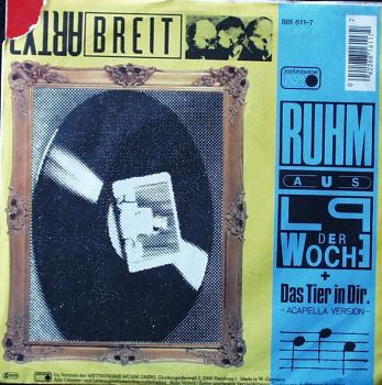 Extrabreit - Ruhm / Das Tier In Dir ( Acapella Version) - 7"