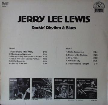 Lewis, Jerry Lee - Rockin' Rhythm & Blues - LP