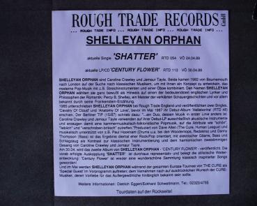 Shelleyan Orphan - Shatter / Tar Baby - 7"
