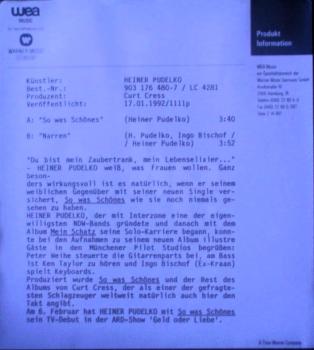 Pudelko - So Was Schönes / Narren - 7"