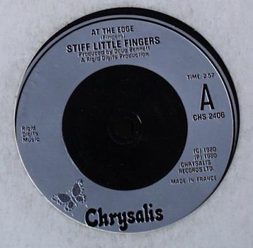 Stiff Little Fingers - At The Edge / Running Bear / White Christmas - 7"