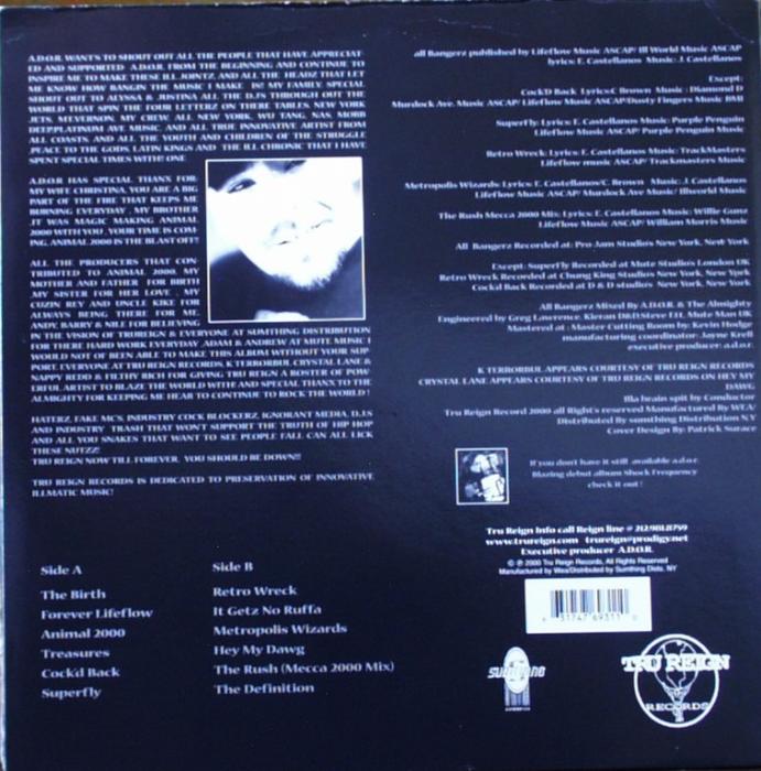 A.D.O.R. - Animal 2000 - LP
