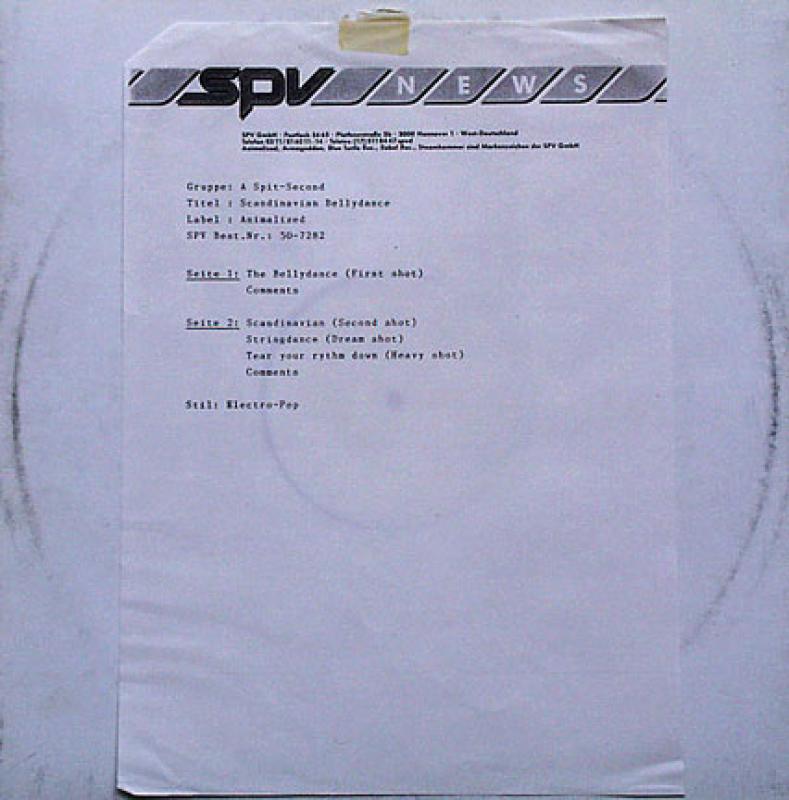 A Split Second - Scandinavian Bellydance - 12"