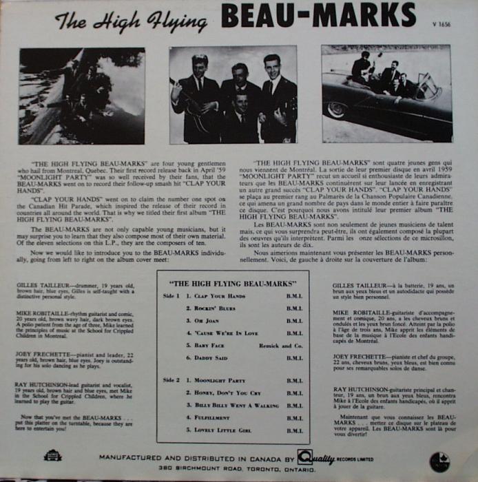 Beau-Marks - The High Flying - LP