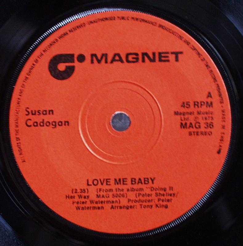 Cadogan, Susan - Love Me Baby / Call My Name - 7"