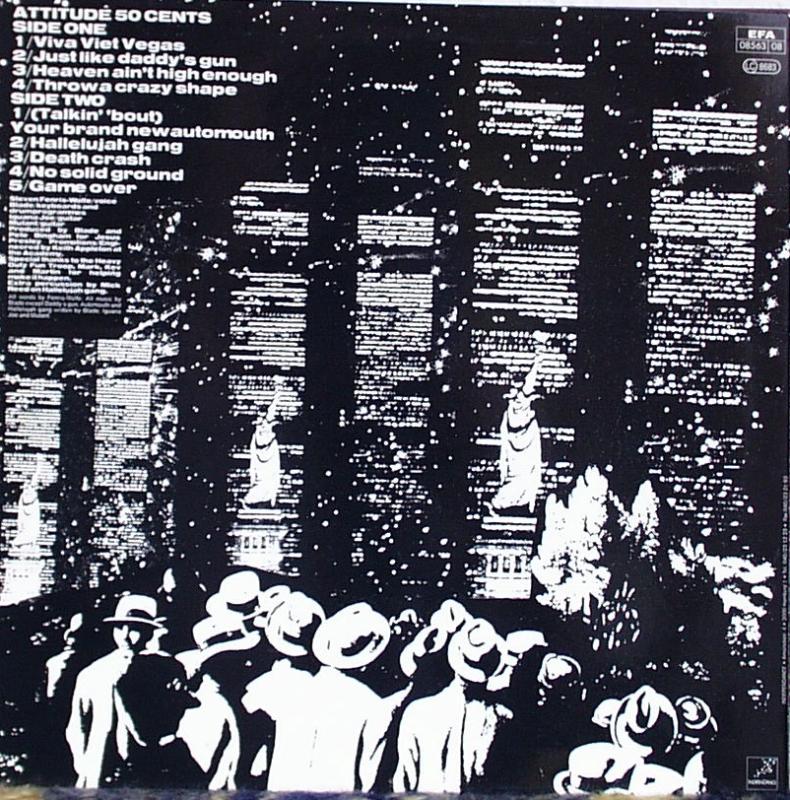 Drug Free America - Attitude 50 Cents - LP