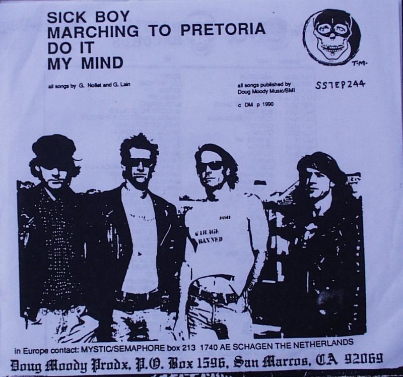 Dum Dum Boys - Sick Boy / Marching To Pretoria / Do It / My Mind - 7"
