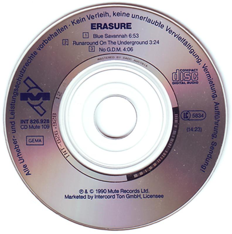 Erasure - Blue Savannah - 3"CD