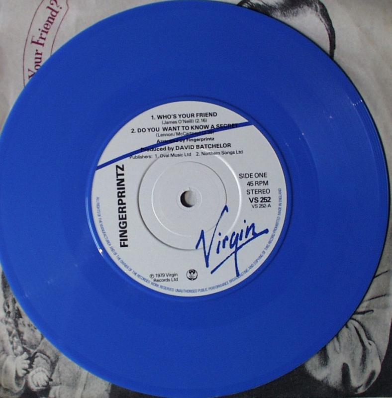 Fingerprintz - Who's Your Friend ? / Secret / Nervz / Night Nurse - 7"