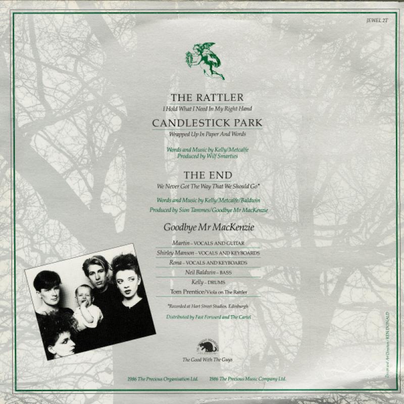 Goodbye Mr. MacKenzie - The Rattler / Candlestic Park / The End - 12"