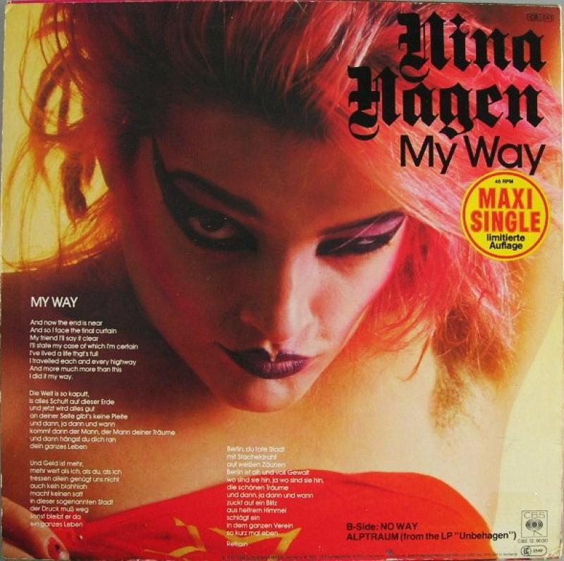 Hagen, Nina - My Way / Alptraum / No Way - 12"