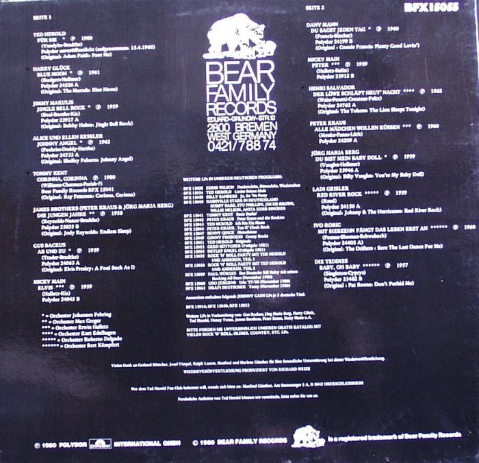 Various Artists - Rock'n'Roll Party mit Ted Herold - Teil 1 - LP