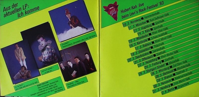 Kah, Hubert - Einmal Nur Mit Erika / Für Die Nacht - 7"