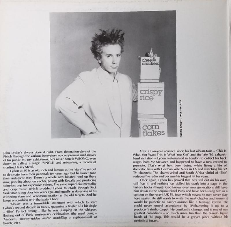 Lydon, John - An Interview With John Lydon - LP