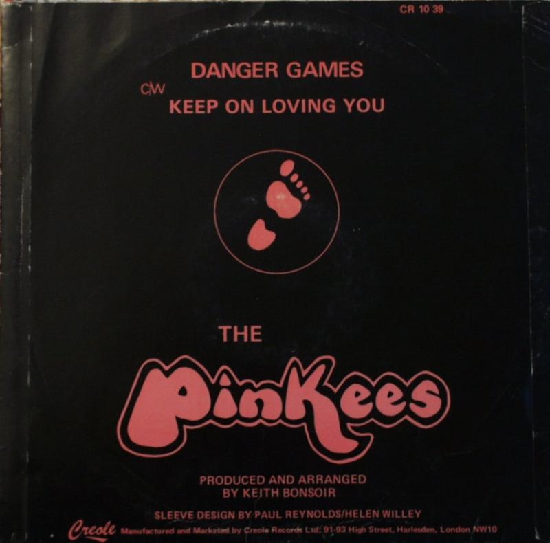 Pinkees, The - Danger Games / Keep On Loving You - 10"