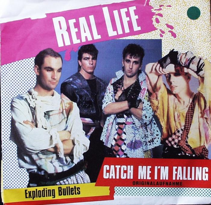 Real Life	 - Catch Me I'm Falling / Exploding Bullets - 7"