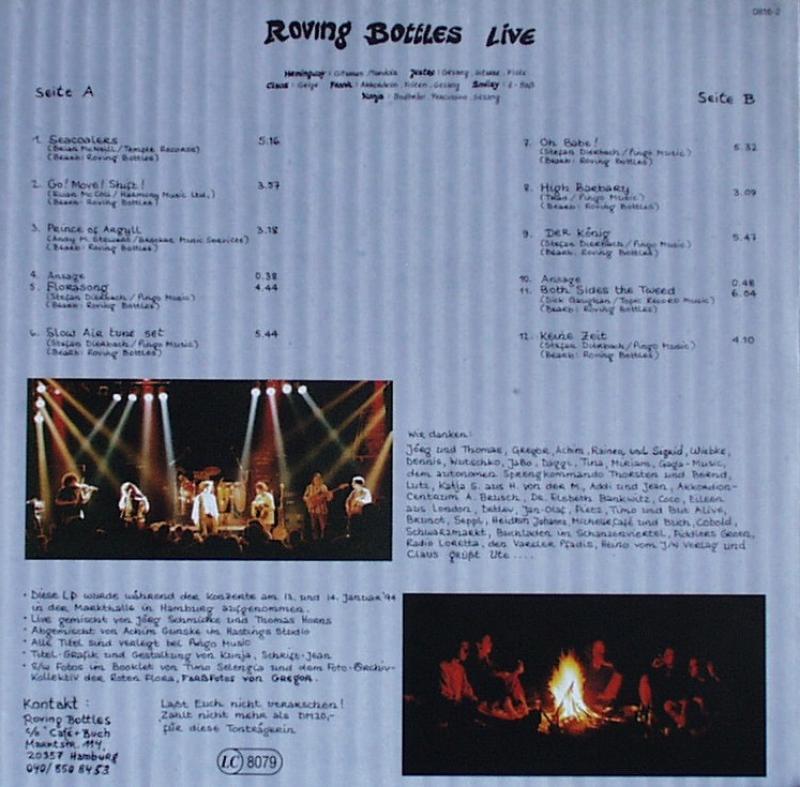 Roving Bottles - Live Aus Hamburg - LP