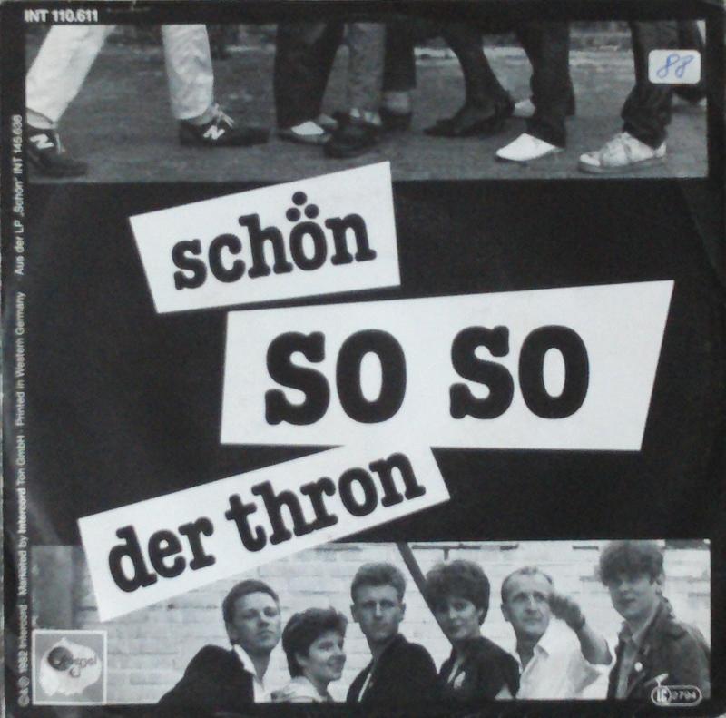 Schön - So So / Der Thron - 7"