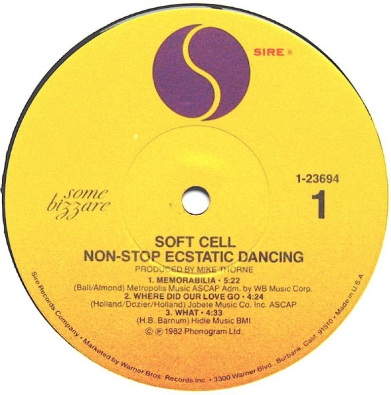 Soft Cell - Non-Stop Ecstatic Dancing - LP