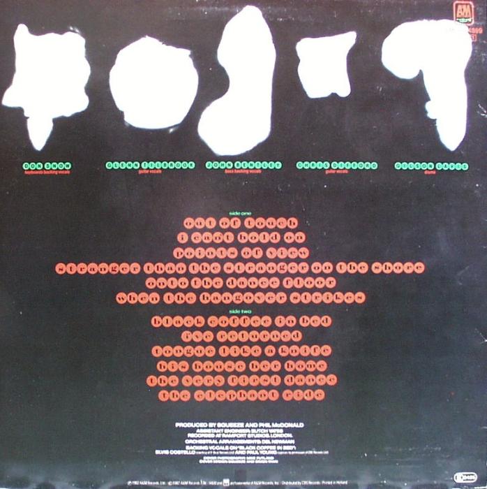 Squeeze	- Sweets From A Stranger - LP