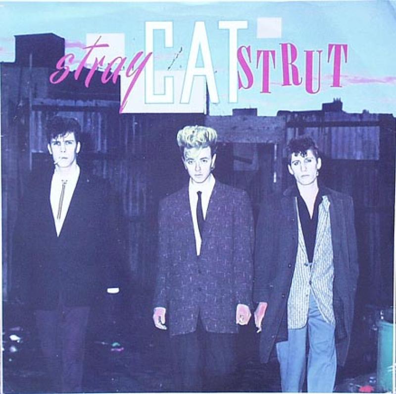 Stray Cats - Stray Cat Strut / Drink That Bottle Down - 7"
