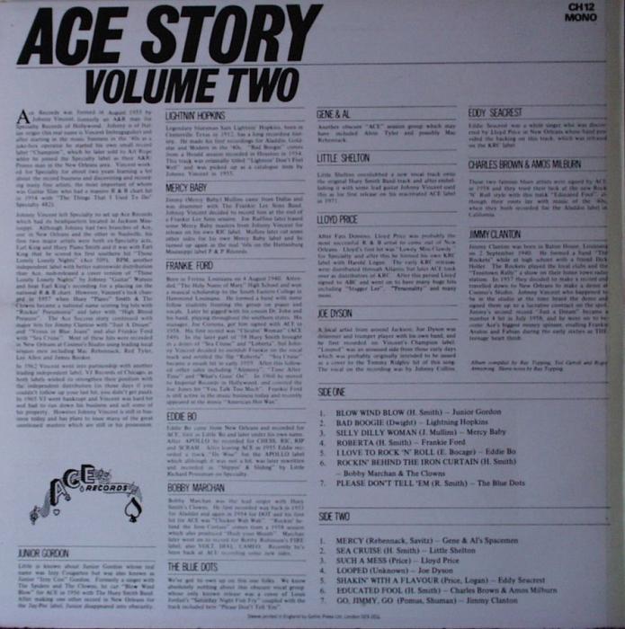 Various Artists - Ace Story - Volume Two - LP