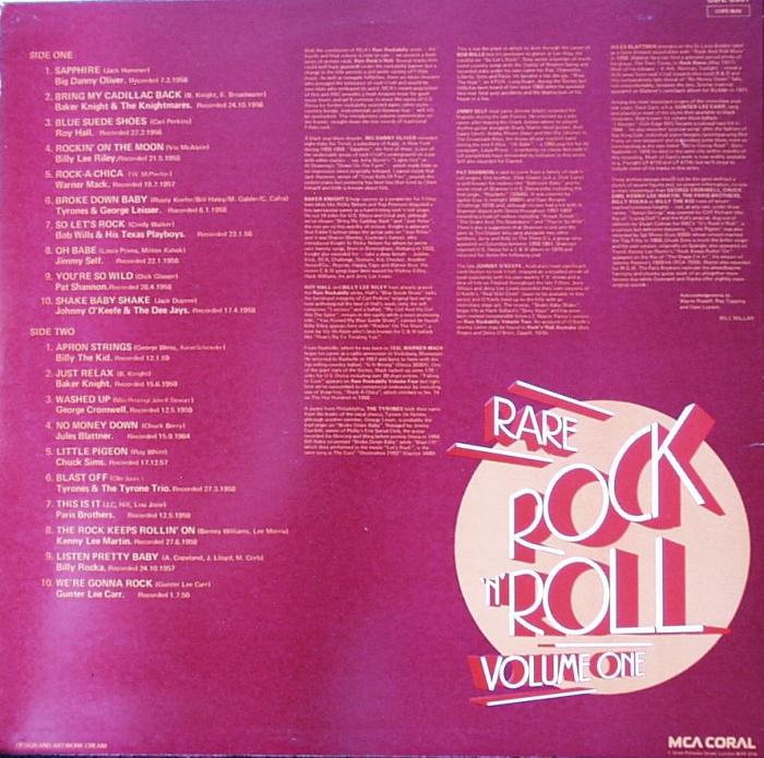 Various Artists - Rare Rock 'N' Roll - Volume One - LP