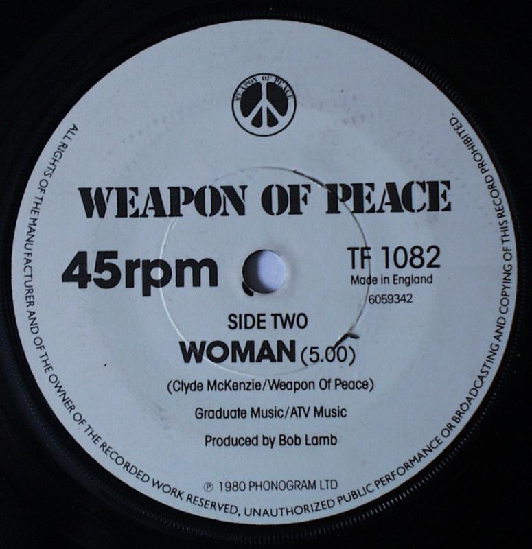 Weapon Of Peace - Children Of Today / Woman - 7"
