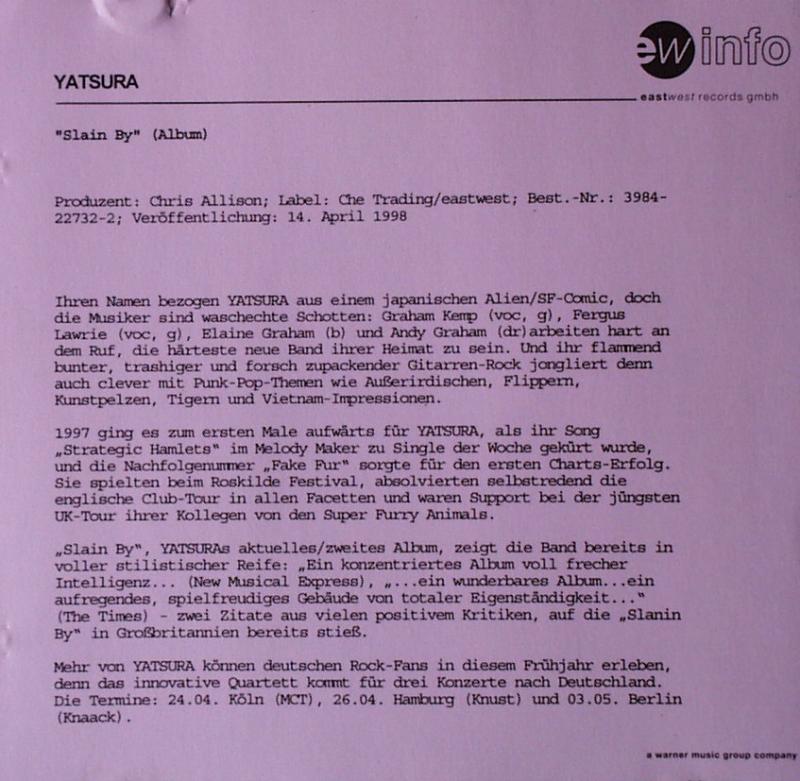 Yatsura - Slain By Yatsura - CD